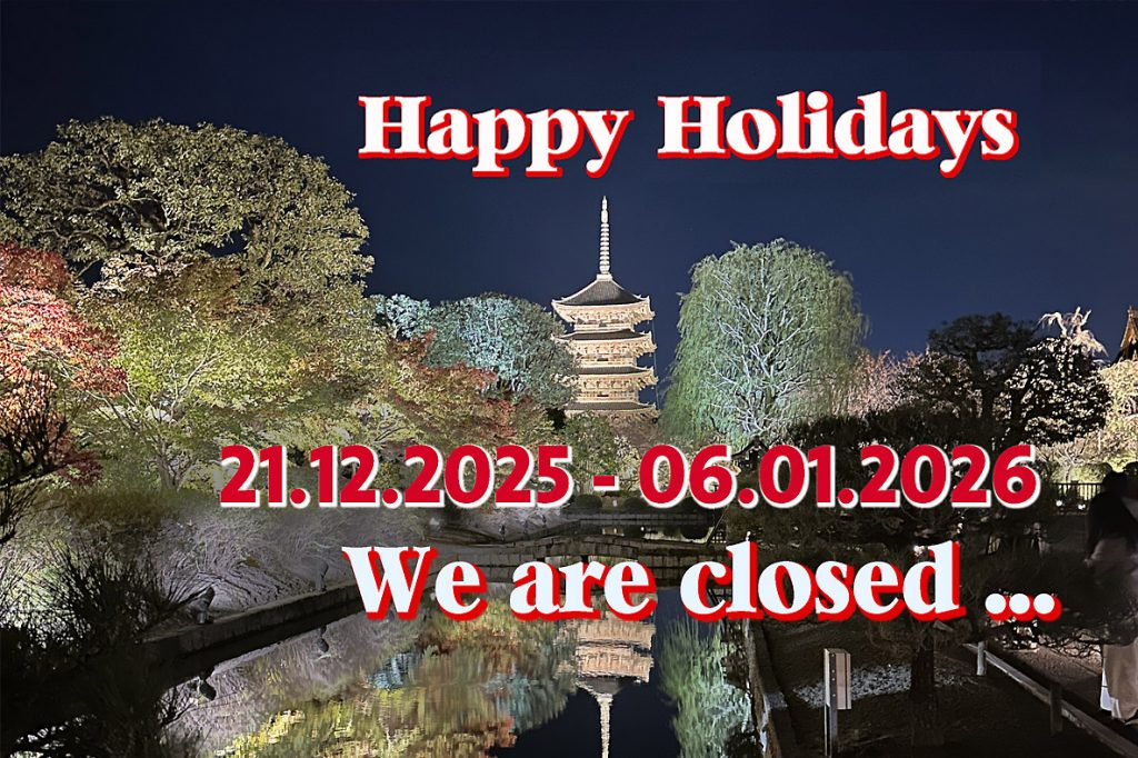 Holiday from 21.12.2025 bis zum 06.01.2026